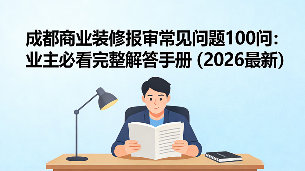 成都商業裝修報審常見問題100問：業主必看完整解答手冊（2026最新）
